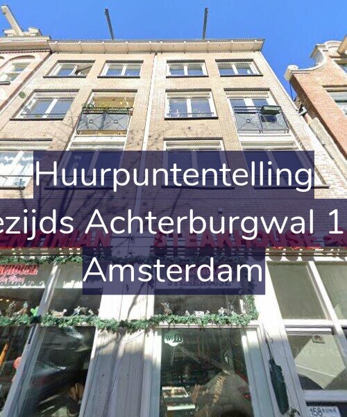Foto gevel Huurpuntentelling voor Oudezijds Achterburgwal 158-G, Amsterdam