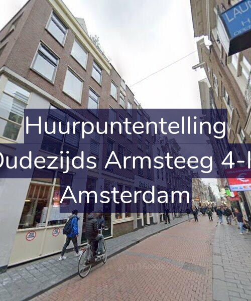 Foto gevel Huurpuntentelling voor Oudezijds Armsteeg 4-H, Amsterdam