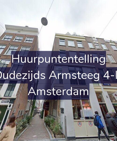 Foto gevel Huurpuntentelling voor Oudezijds Armsteeg 4-D, Amsterdam