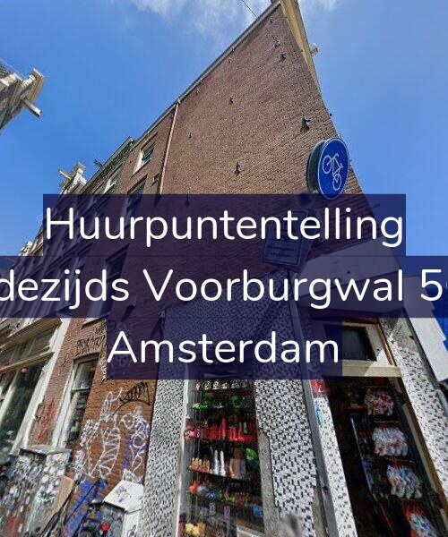Foto gevel Huurpuntentelling voor Oudezijds Voorburgwal 50-1, Amsterdam