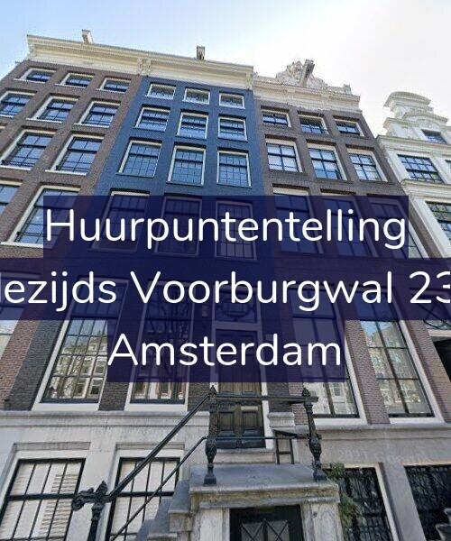 Foto gevel Huurpuntentelling voor Oudezijds Voorburgwal 235-1, Amsterdam