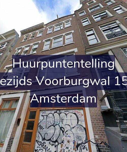 Foto gevel Huurpuntentelling voor Oudezijds Voorburgwal 159-H, Amsterdam