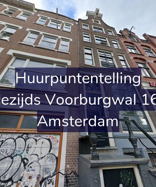 Foto gevel Huurpuntentelling voor Oudezijds Voorburgwal 161-E, Amsterdam