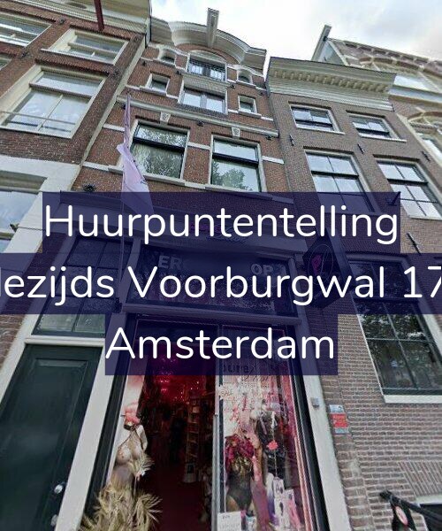 Foto gevel Huurpuntentelling voor Oudezijds Voorburgwal 173-2, Amsterdam
