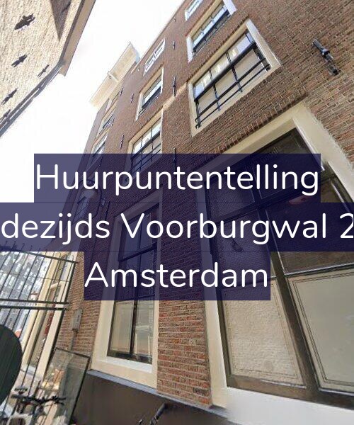 Foto gevel Huurpuntentelling voor Oudezijds Voorburgwal 2-D, Amsterdam