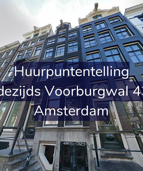 Foto gevel Huurpuntentelling voor Oudezijds Voorburgwal 43-G, Amsterdam