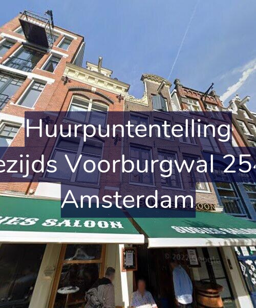 Foto gevel Huurpuntentelling voor Oudezijds Voorburgwal 254-2V, Amsterdam