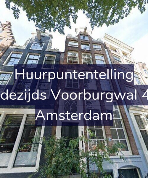 Foto gevel Huurpuntentelling voor Oudezijds Voorburgwal 4-A, Amsterdam