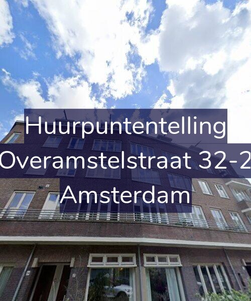 Foto gevel Huurpuntentelling voor Overamstelstraat 32-2, Amsterdam