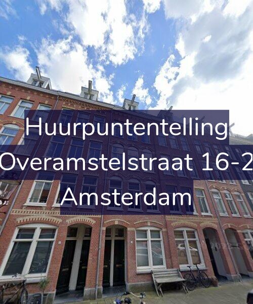Foto gevel Huurpuntentelling voor Overamstelstraat 16-2, Amsterdam