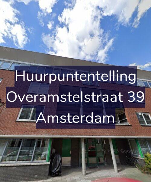 Foto gevel Huurpuntentelling voor Overamstelstraat 39, Amsterdam