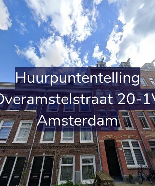 Foto gevel Huurpuntentelling voor Overamstelstraat 20-1V, Amsterdam
