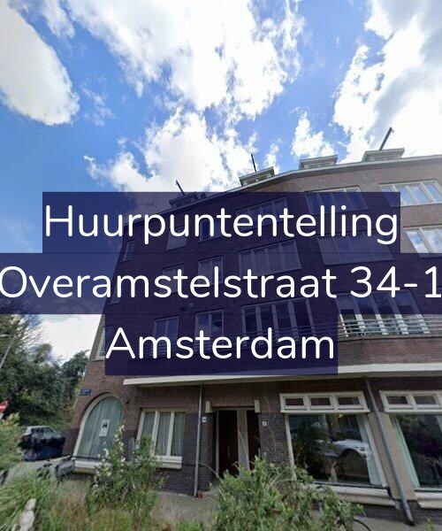 Foto gevel Huurpuntentelling voor Overamstelstraat 34-1, Amsterdam