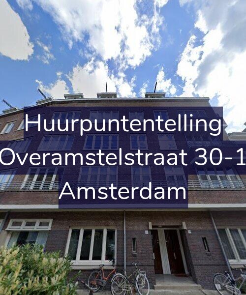 Foto gevel Huurpuntentelling voor Overamstelstraat 30-1, Amsterdam
