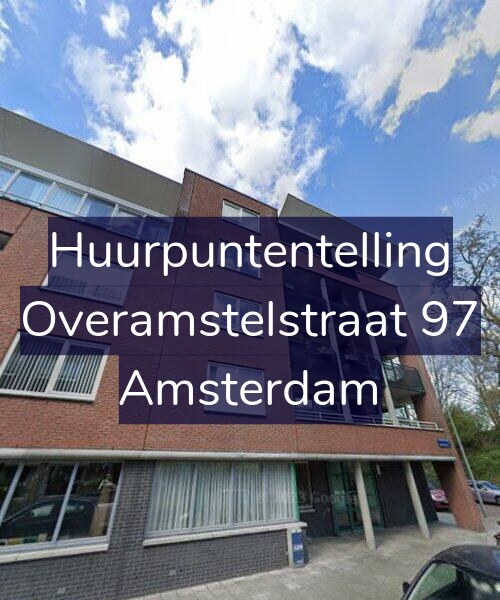 Foto gevel Huurpuntentelling voor Overamstelstraat 97, Amsterdam