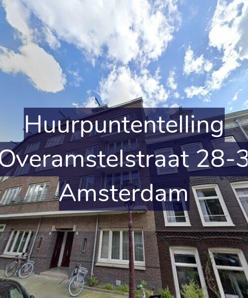 Foto gevel Huurpuntentelling voor Overamstelstraat 28-3, Amsterdam