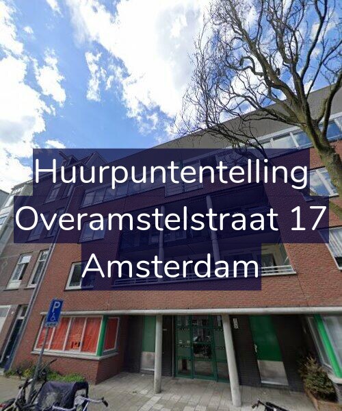 Foto gevel Huurpuntentelling voor Overamstelstraat 17, Amsterdam