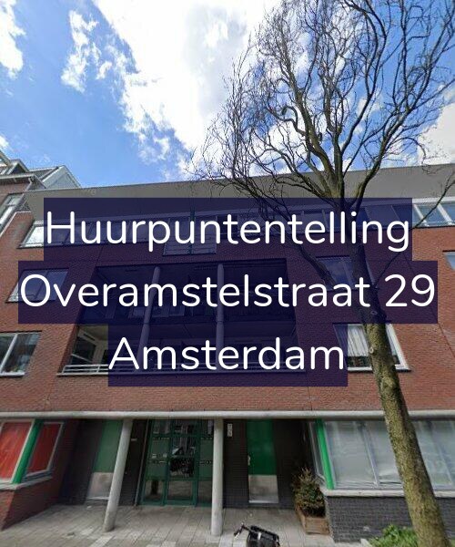 Foto gevel Huurpuntentelling voor Overamstelstraat 29, Amsterdam