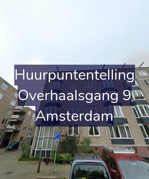 Foto gevel Huurpuntentelling voor Overhaalsgang 9, Amsterdam
