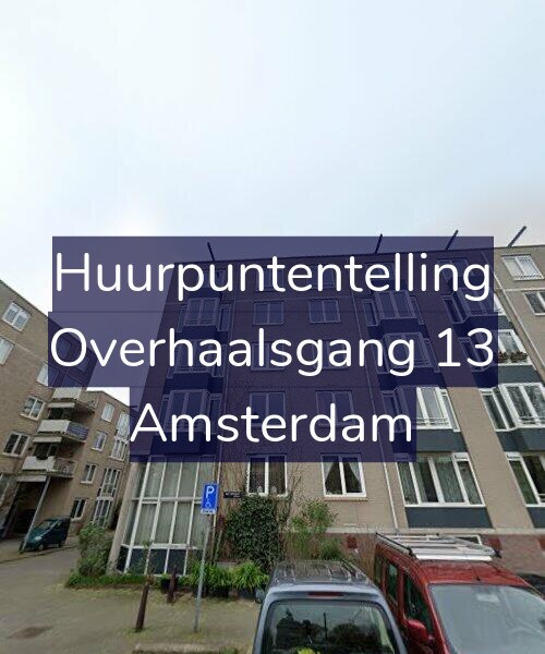 Foto gevel Huurpuntentelling voor Overhaalsgang 13, Amsterdam