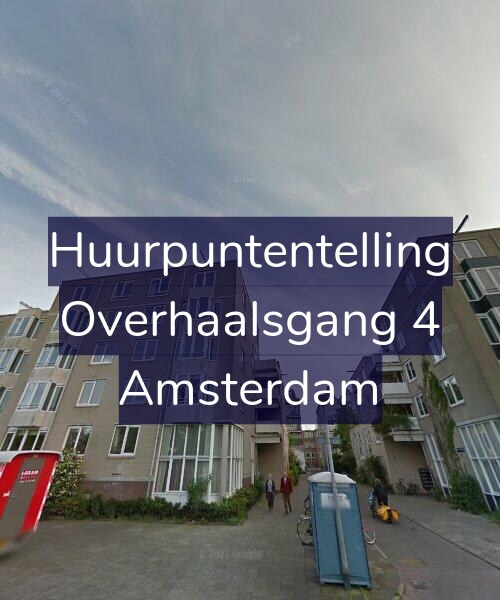 Foto gevel Huurpuntentelling voor Overhaalsgang 4, Amsterdam