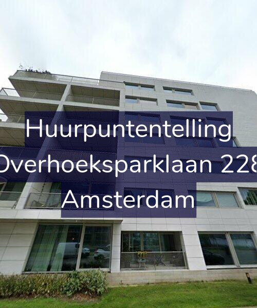 Foto gevel Huurpuntentelling voor Overhoeksparklaan 228, Amsterdam