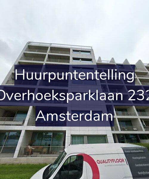 Foto gevel Huurpuntentelling voor Overhoeksparklaan 232, Amsterdam