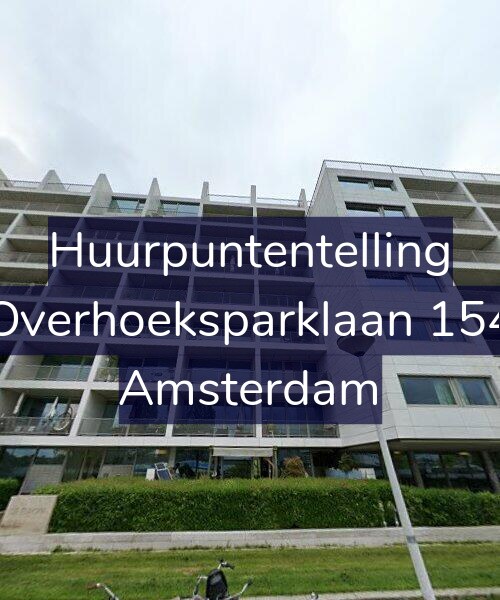 Foto gevel Huurpuntentelling voor Overhoeksparklaan 154, Amsterdam