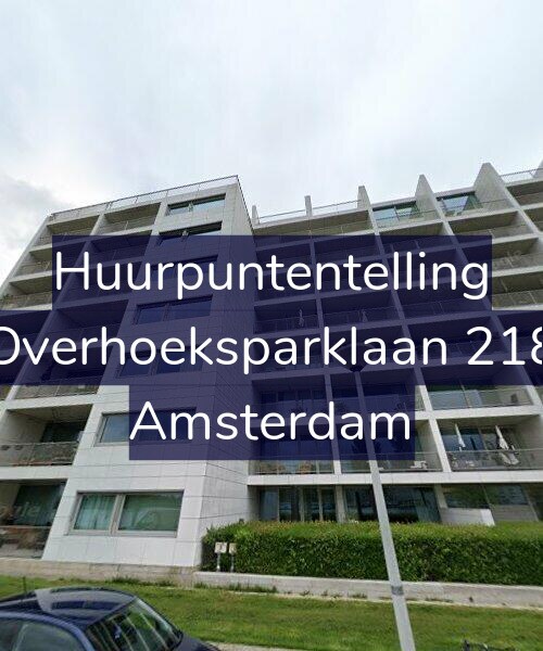 Foto gevel Huurpuntentelling voor Overhoeksparklaan 218, Amsterdam