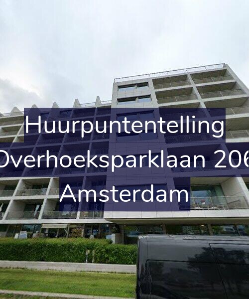 Foto gevel Huurpuntentelling voor Overhoeksparklaan 206, Amsterdam