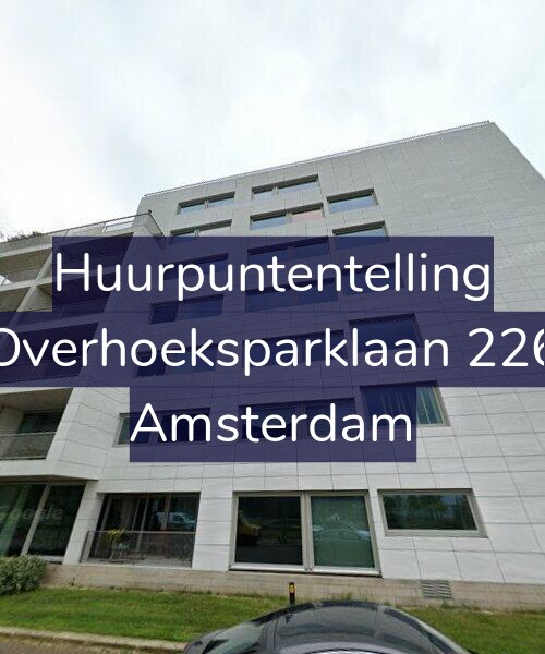 Foto gevel Huurpuntentelling voor Overhoeksparklaan 226, Amsterdam