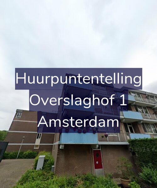 Foto gevel Huurpuntentelling voor Overslaghof 1, Amsterdam