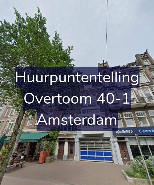 Foto gevel Huurpuntentelling voor Overtoom 40-1, Amsterdam