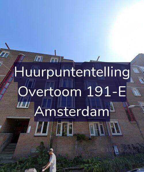 Foto gevel Huurpuntentelling voor Overtoom 191-E, Amsterdam