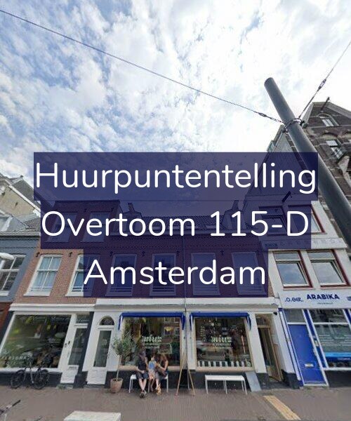 Foto gevel Huurpuntentelling voor Overtoom 115-D, Amsterdam