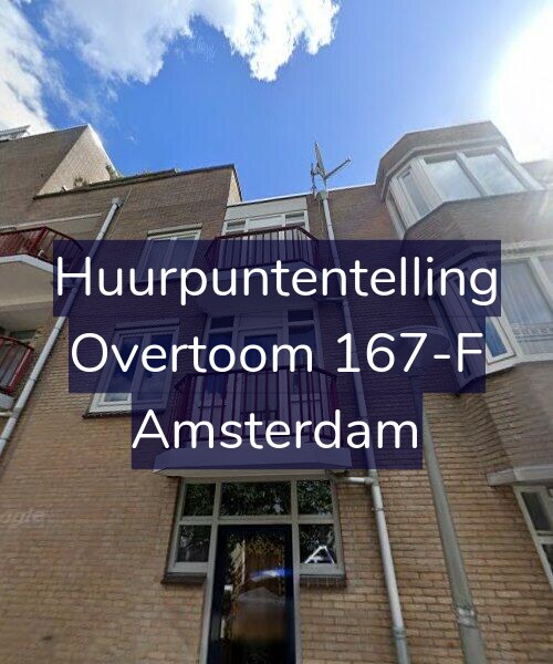 Foto gevel Huurpuntentelling voor Overtoom 167-F, Amsterdam