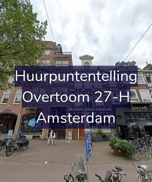 Foto gevel Huurpuntentelling voor Overtoom 27-H, Amsterdam