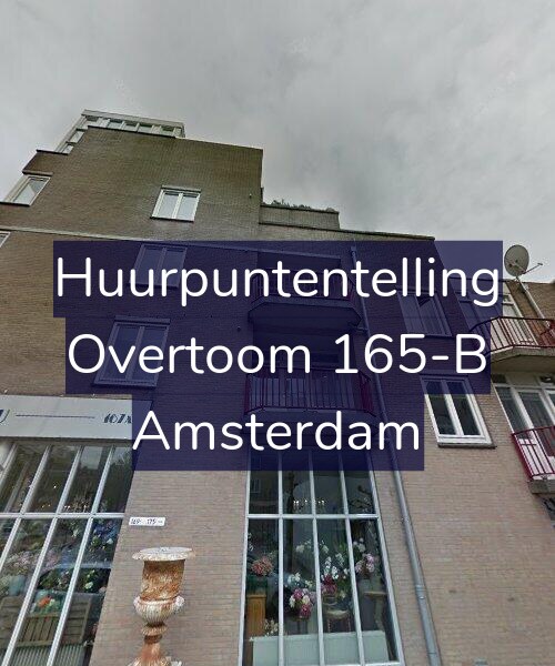 Foto gevel Huurpuntentelling voor Overtoom 165-B, Amsterdam