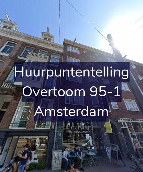 Foto gevel Huurpuntentelling voor Overtoom 95-1, Amsterdam
