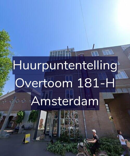 Foto gevel Huurpuntentelling voor Overtoom 181-H, Amsterdam
