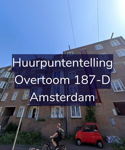 Foto gevel Huurpuntentelling voor Overtoom 187-D, Amsterdam