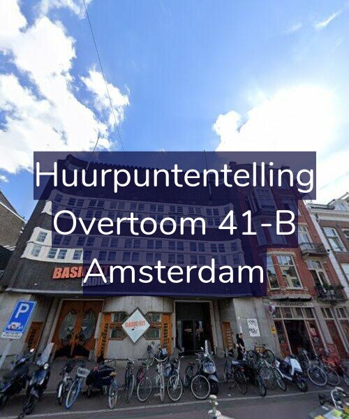 Foto gevel Huurpuntentelling voor Overtoom 41-B, Amsterdam