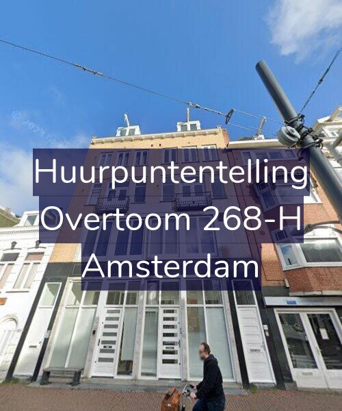 Foto gevel Huurpuntentelling voor Overtoom 268-H, Amsterdam