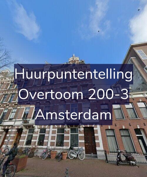 Foto gevel Huurpuntentelling voor Overtoom 200-3, Amsterdam