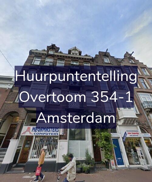 Foto gevel Huurpuntentelling voor Overtoom 354-1, Amsterdam