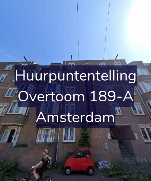 Foto gevel Huurpuntentelling voor Overtoom 189-A, Amsterdam
