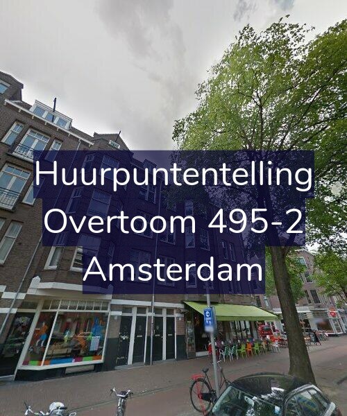 Foto gevel Huurpuntentelling voor Overtoom 495-2, Amsterdam