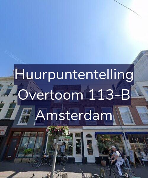 Foto gevel Huurpuntentelling voor Overtoom 113-B, Amsterdam