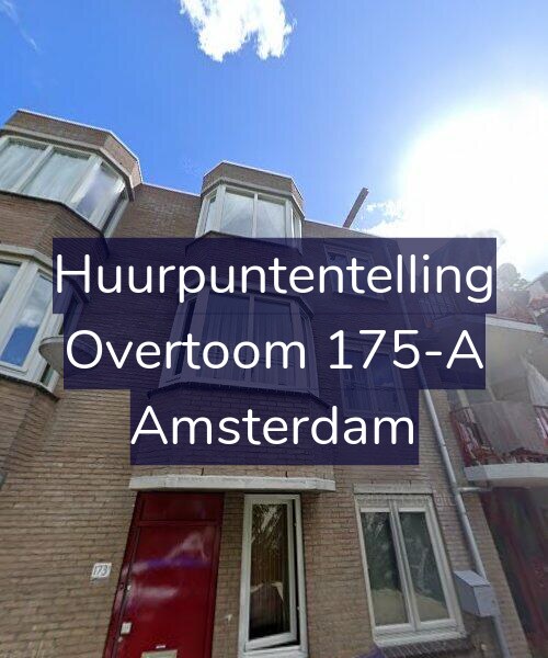 Foto gevel Huurpuntentelling voor Overtoom 175-A, Amsterdam