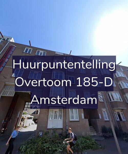 Foto gevel Huurpuntentelling voor Overtoom 185-D, Amsterdam